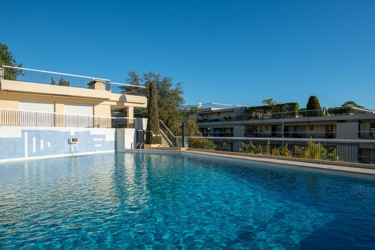 3 Pieces Vue Mer Et Piscine Quartier Parc Imperial 니스 외부 사진